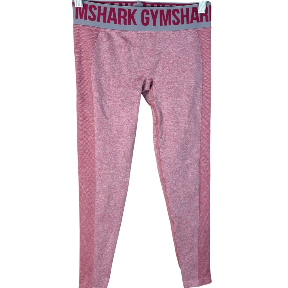 Gymshark Flex High Waisted Pink Marl Seamless Leggings GLLG4268‎ Small